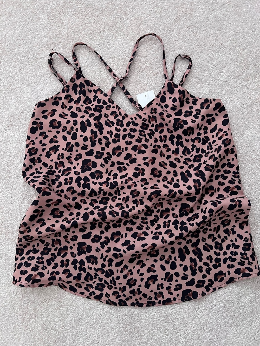 Jade by Melody Tam  Leopard Print Cami Top XS